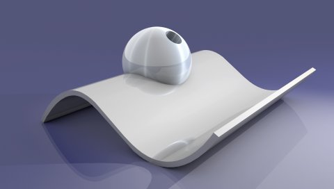 Графика, 3d, мяч, поверхность