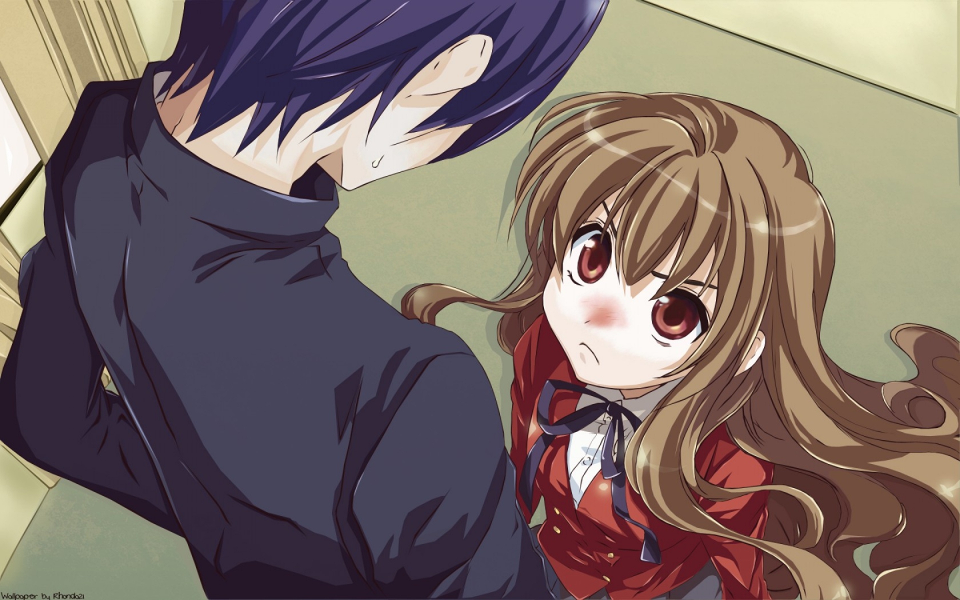 Картинки Toradora, аниме, девушка, мальчик фото и обои на рабочий стол