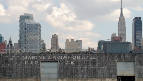США, Нью-Йорк, Манхэттен, метрополис, гавань