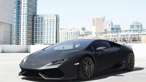 Lamborghini, huracan, gmg, вид сбоку