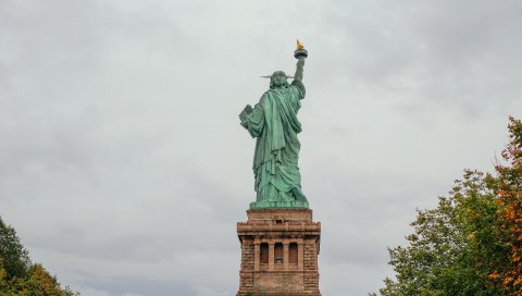 Нью-Йорк, статуя свободы, скульптура