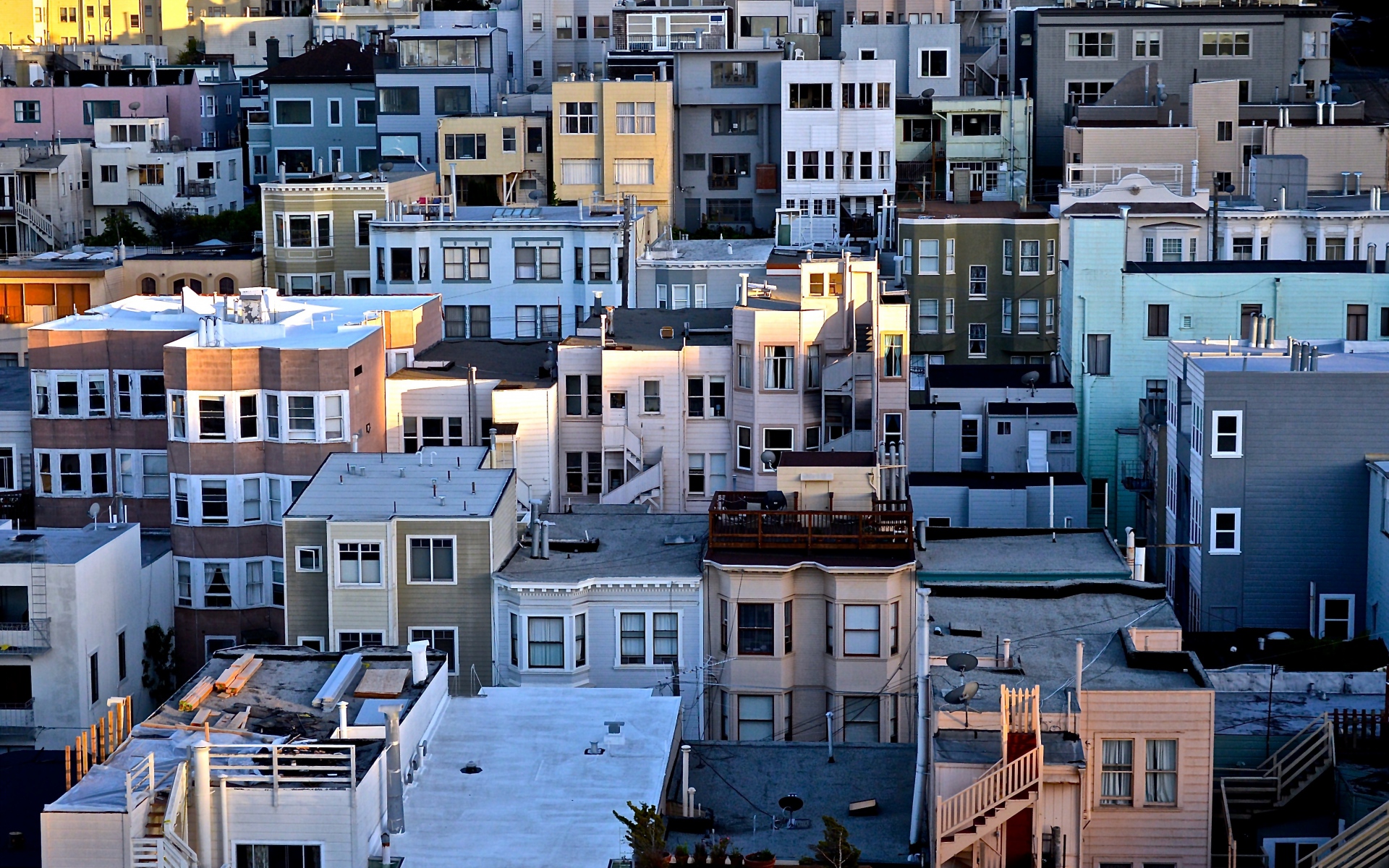 Жилые кварталы Сан Франциско