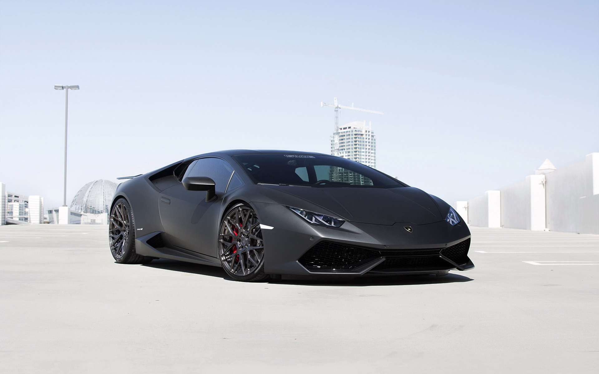Картинки Lamborghini, huracan, gmg, черный, вид сбоку, тюнинг фото и обои на рабочий стол