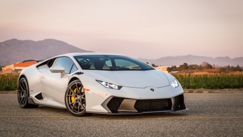Lamborghini, huracan, вид сбоку