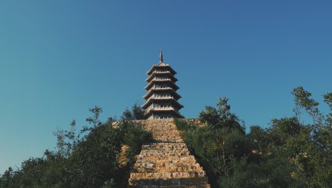 Азия, пагода, храм