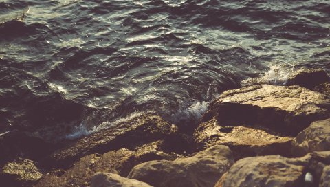 Камни, море, волны