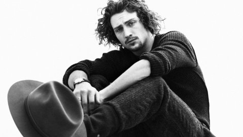 Aaron taylor-johnson, актер, фотосессия, шляпа