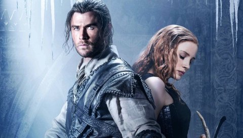 Chris hemsworth, jessica chastain, eric, sara