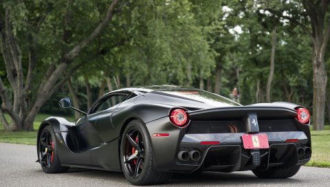 Ferrari, laferrari, вид сзади, суперкар
