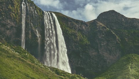 Водопад, река, каскад