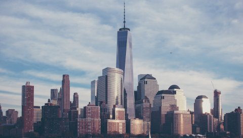 США, Нью-Йорк, небоскребы