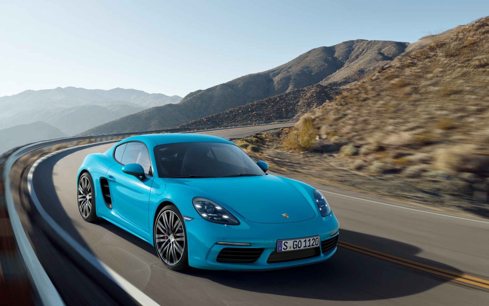 Картинки Porsche, cayman, вид сбоку, вращать фото и обои на рабочий стол
