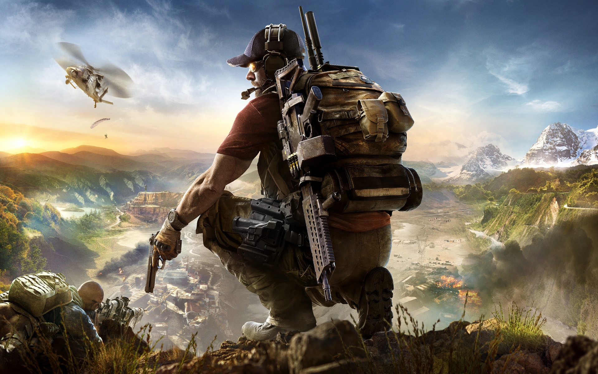 Картинки Tom Clancys призрак разведки, wildlands, ubisoft paris фото и обои на рабочий стол