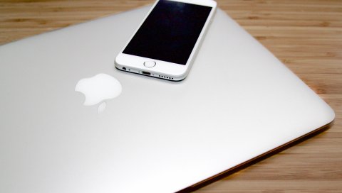 Яблоко, macbook, iphone, смартфон, ноутбук