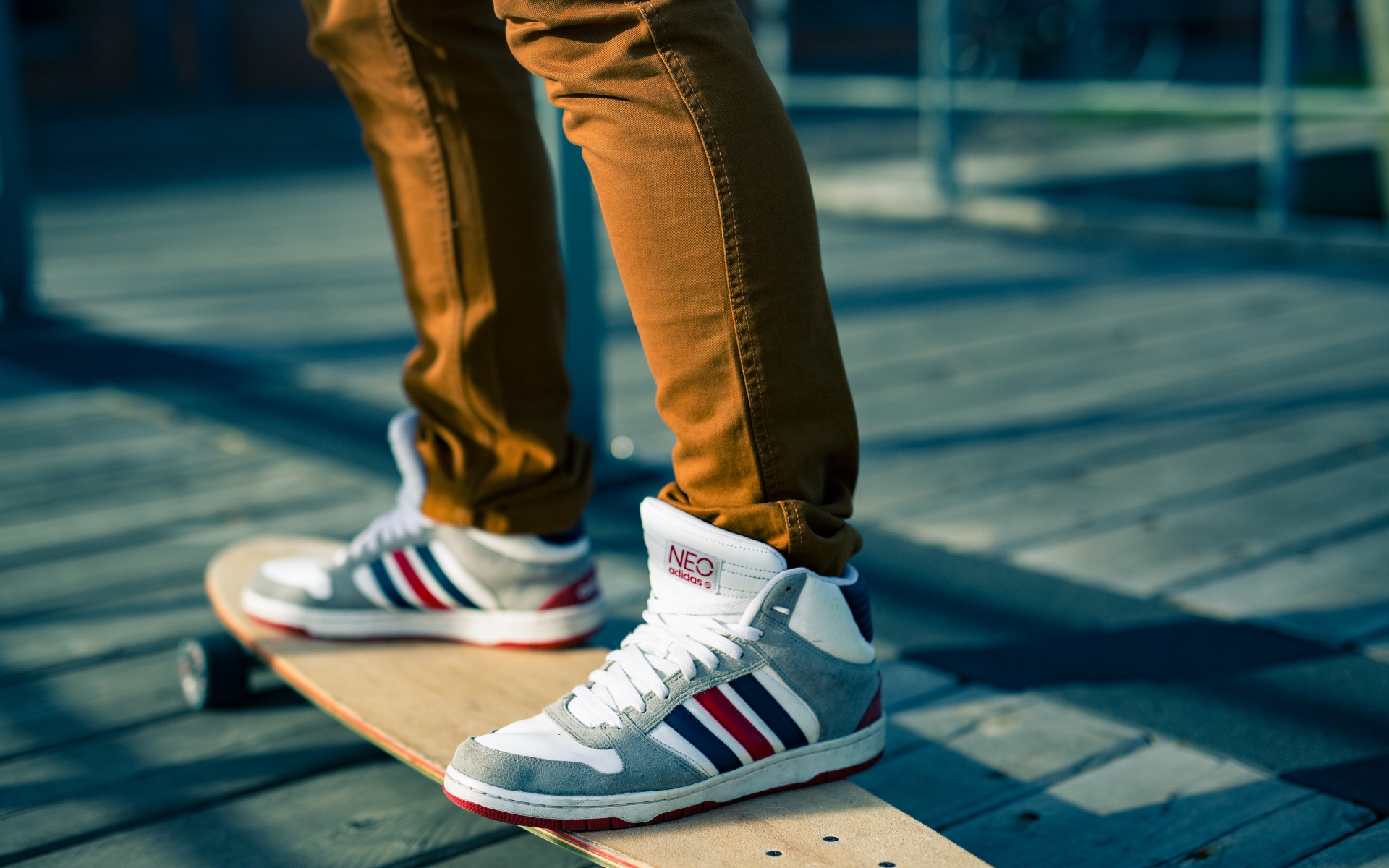 Картинки Скейтбординг, adidas neo, кроссовки фото и обои на рабочий стол