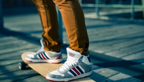 Скейтбординг, adidas neo, кроссовки