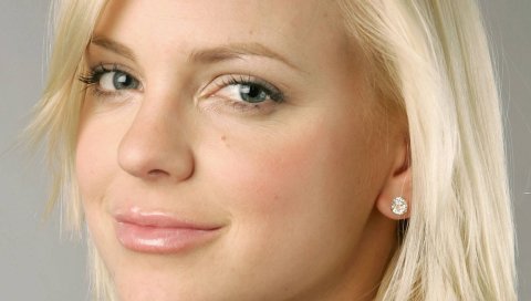 Анна Фарис, актриса, блондинка, улыбка
