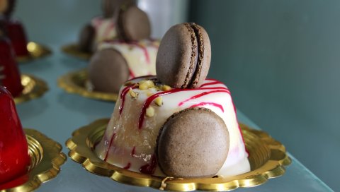 Макарон, печенье, пирожные, выпечка