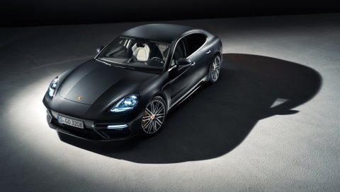 Porsche, panamera, вид спереди, тень
