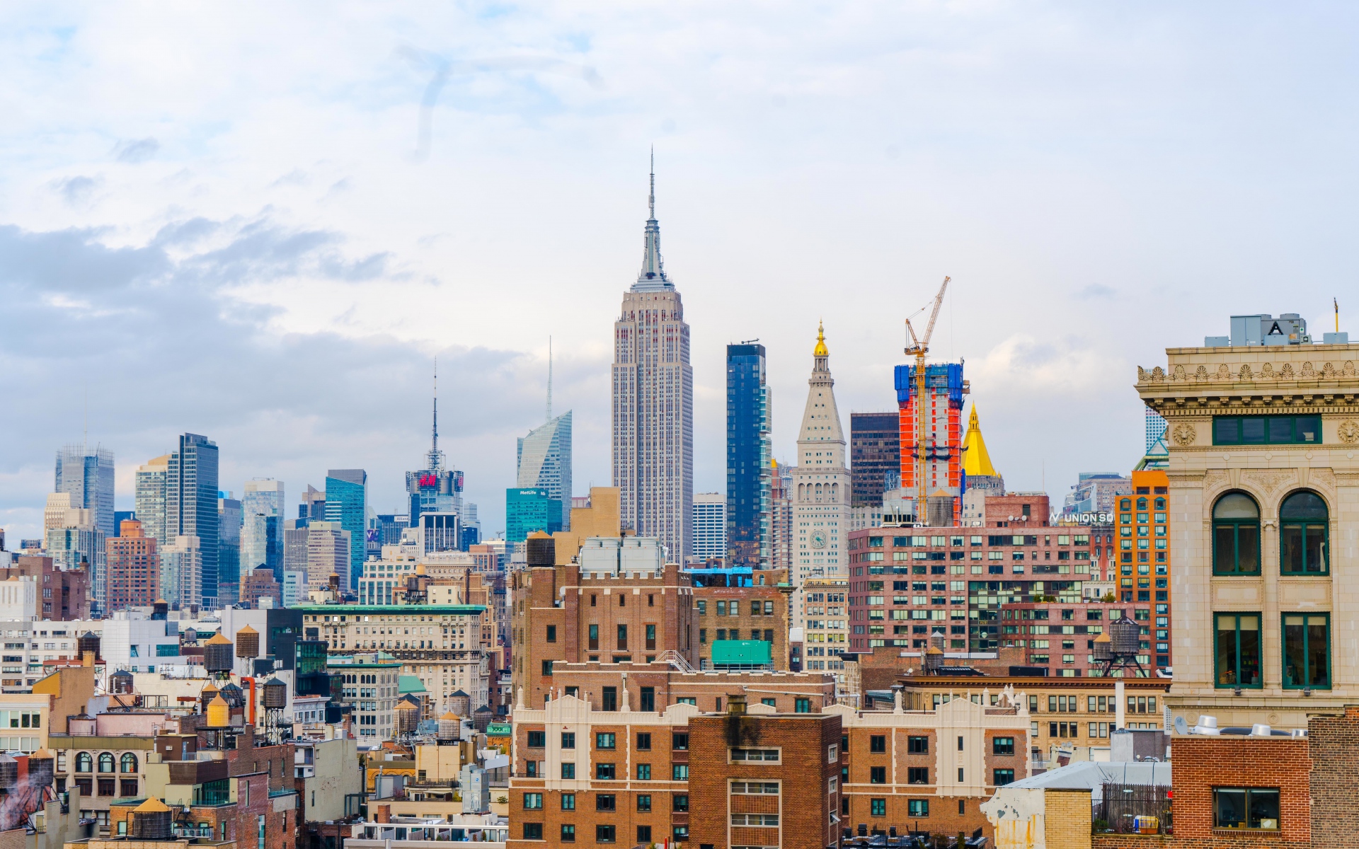 Картинки Нью-Йорк, США, небоскребы, здания фото и обои на рабочий стол
