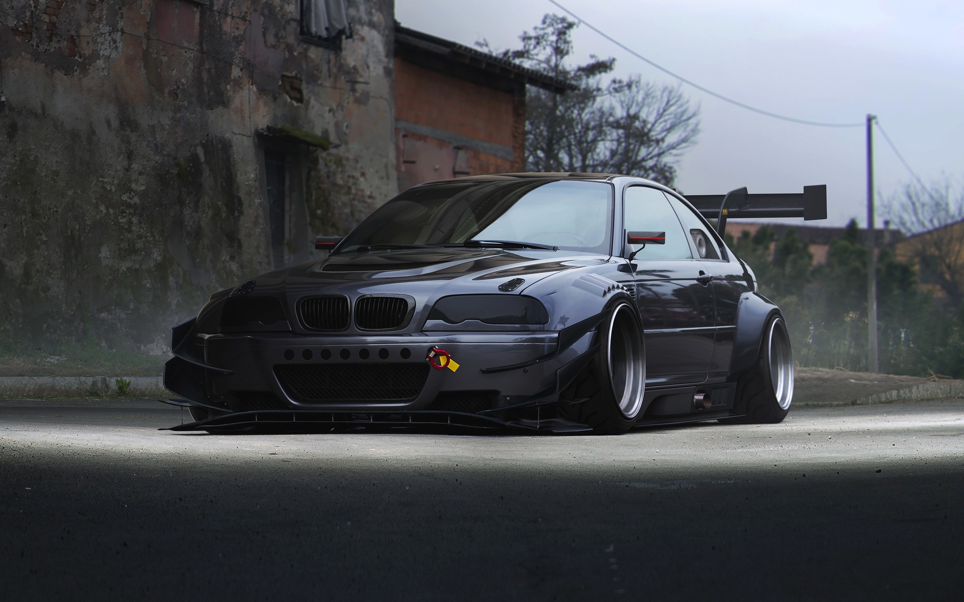 Картинки Bmw, m3, e46, вид сбоку фото и обои на рабочий стол
