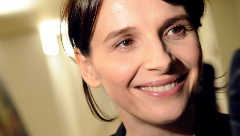 Juliette binoche, улыбка, актриса, карие глаза, брюнетка