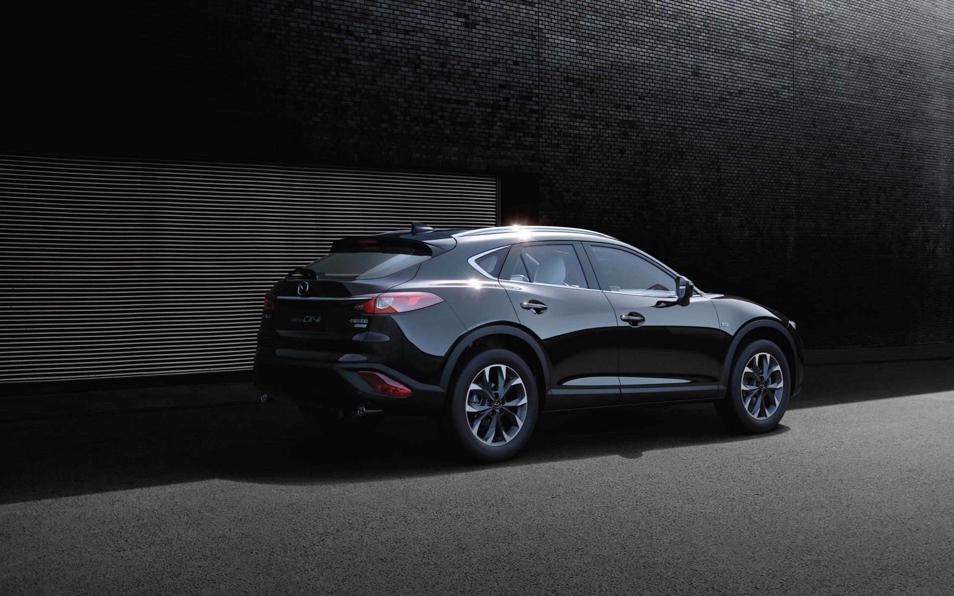 Картинки Mazda, cx-4, вид сбоку, черный фото и обои на рабочий стол