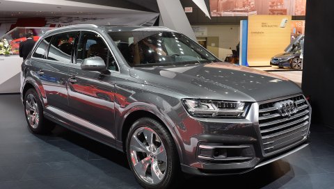 Audi q7 ii, audi, вид сбоку