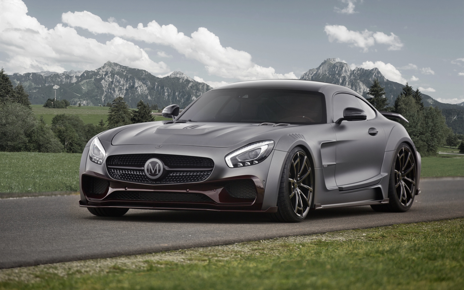Картинки Amg, mercedes-benz, gt3, c190, вид сбоку фото и обои на рабочий стол