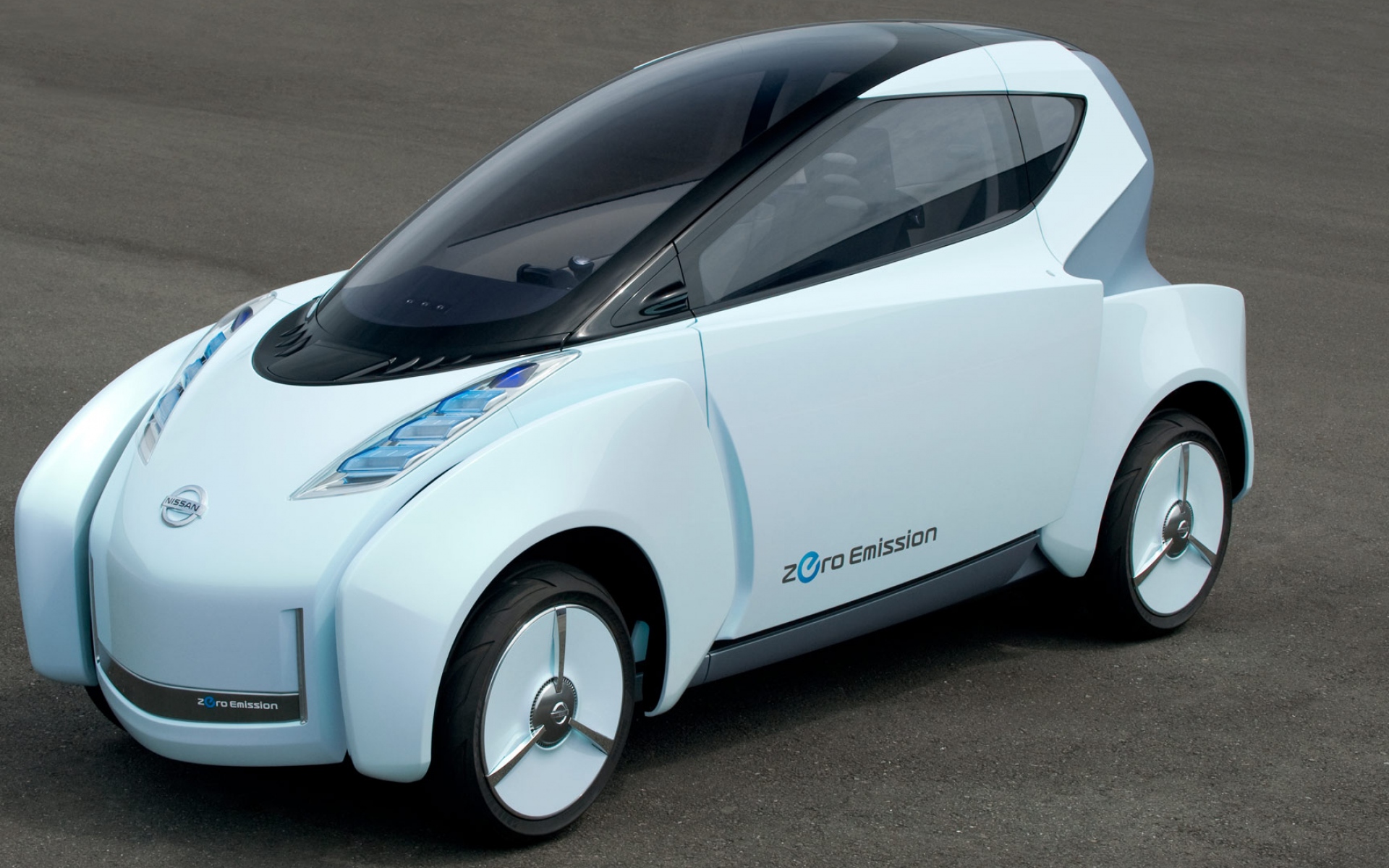 Картинки Nissan, планер земли, нулевая эмиссия, концепция, вид сбоку фото и обои на рабочий стол