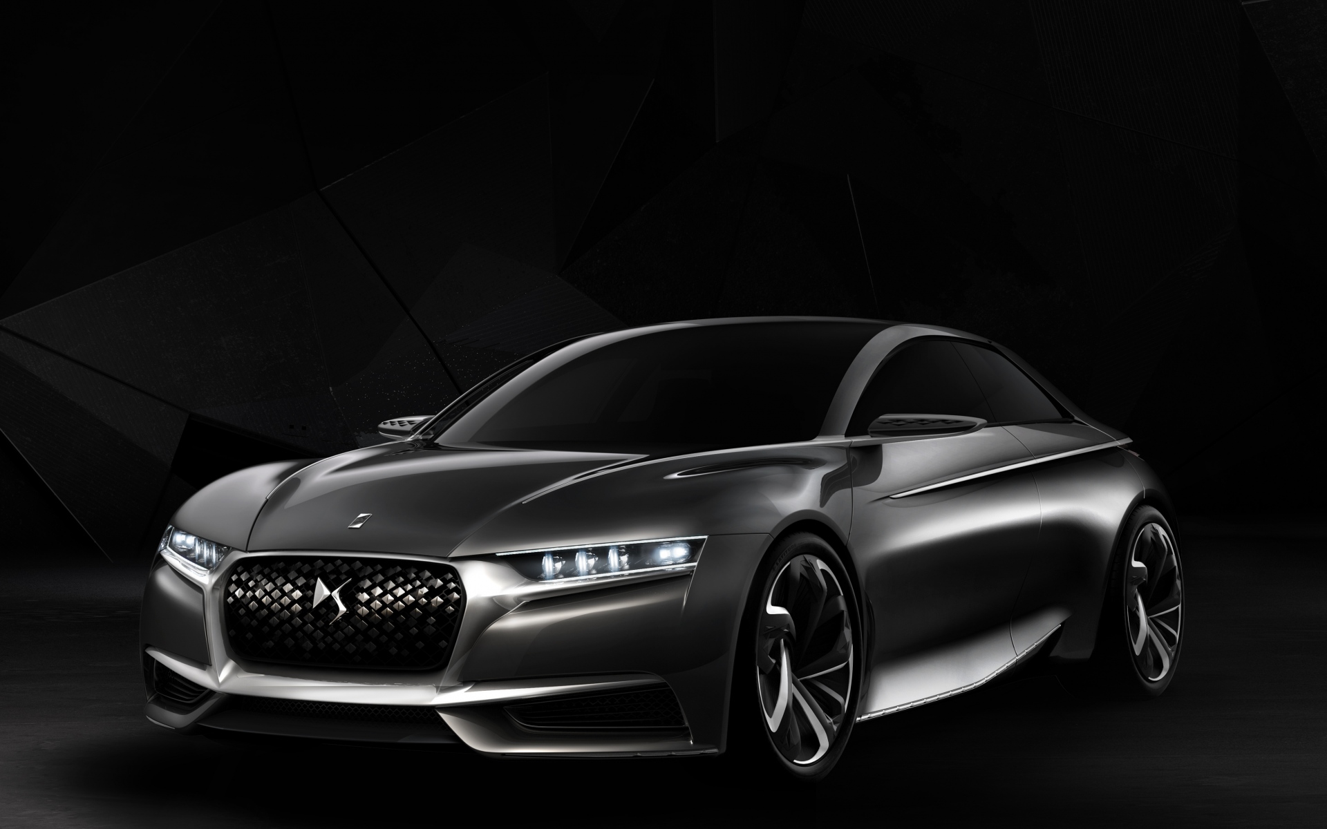 Картинки Citroen, божественный, ds, черный, вид сбоку, концепция фото и обои на рабочий стол