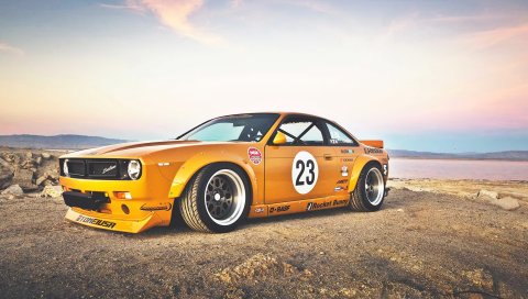Nissan 240sx, ракетный кролик, вид сбоку