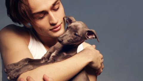 Douglas booth, актер, собака