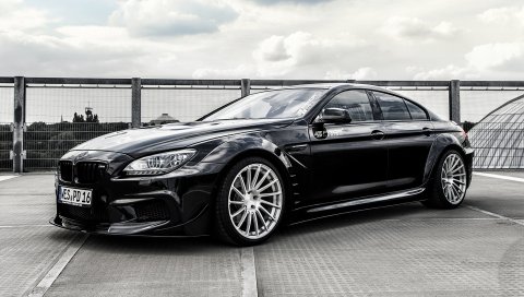 Bmw, m6, предварительный дизайн, вид сбоку, черный