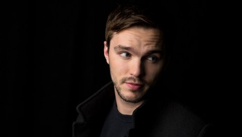 Nicholas hoult, актер, лицо, борода