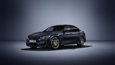 Bmw, m3, вид сбоку