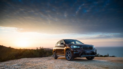 Bmw, x1, f49, вид сбоку, кроссовер