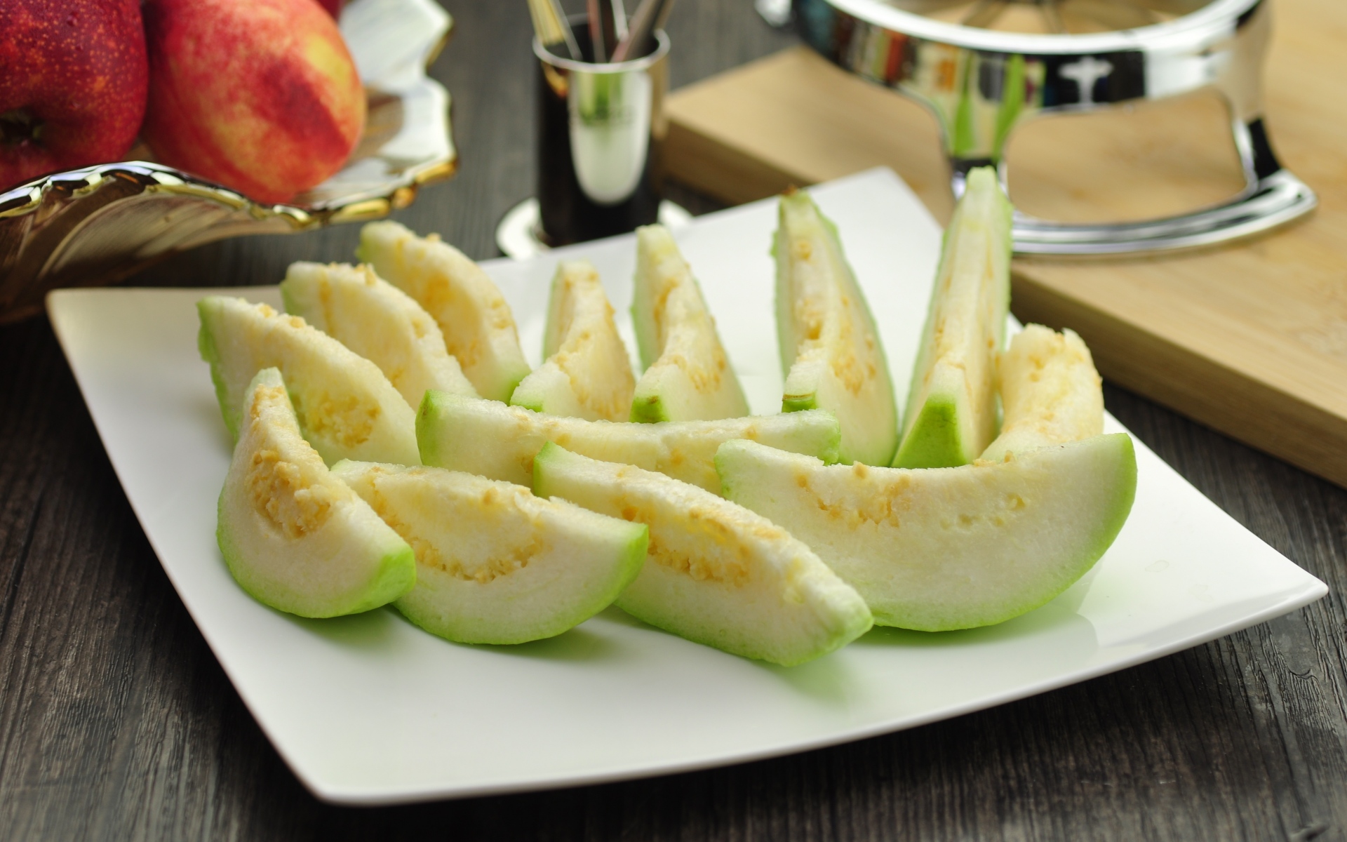 Картинки Гуава, фрукты, нарезанные фото и обои на рабочий стол