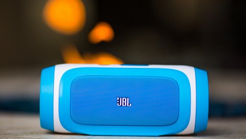 Jbl, динамик, музыка, синий