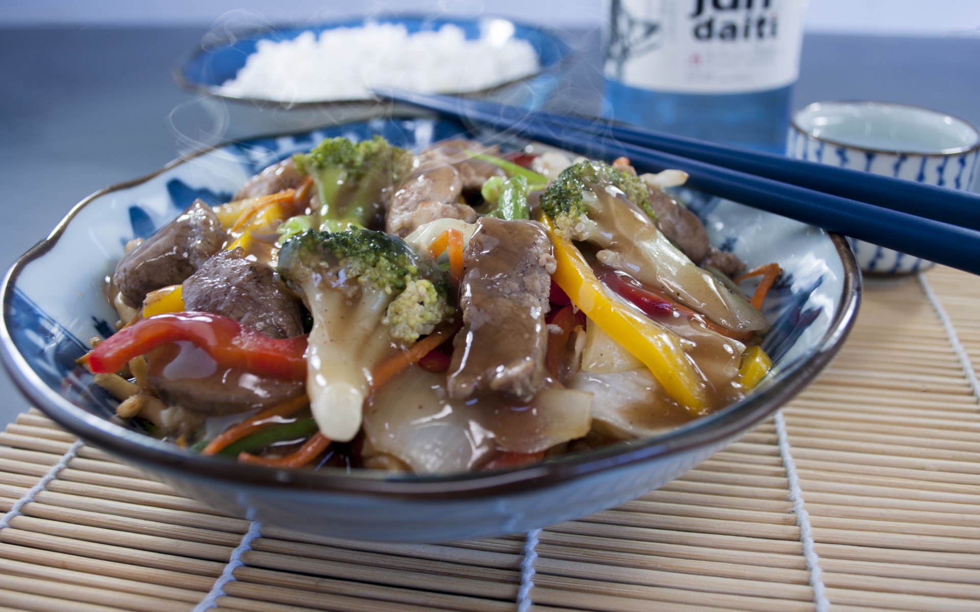 Картинки Мясо, брокколи, овощи фото и обои на рабочий стол