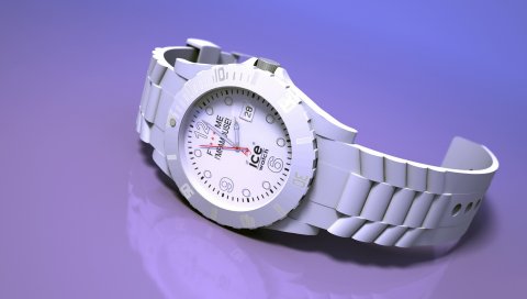 Часы, моделирование, 3d, лед