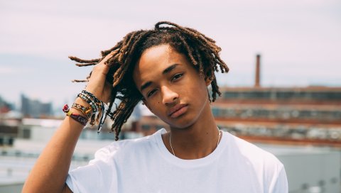 Jaden smith, молодые, дреды