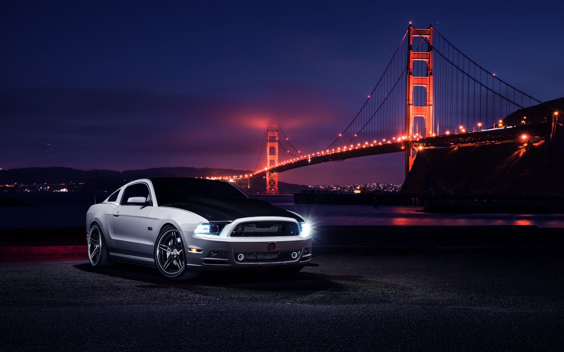 Картинки Ford, mustang, aristo, night, cars фото и обои на рабочий стол