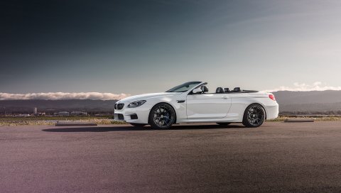 Bmw, m6, кабриолет, вид сбоку