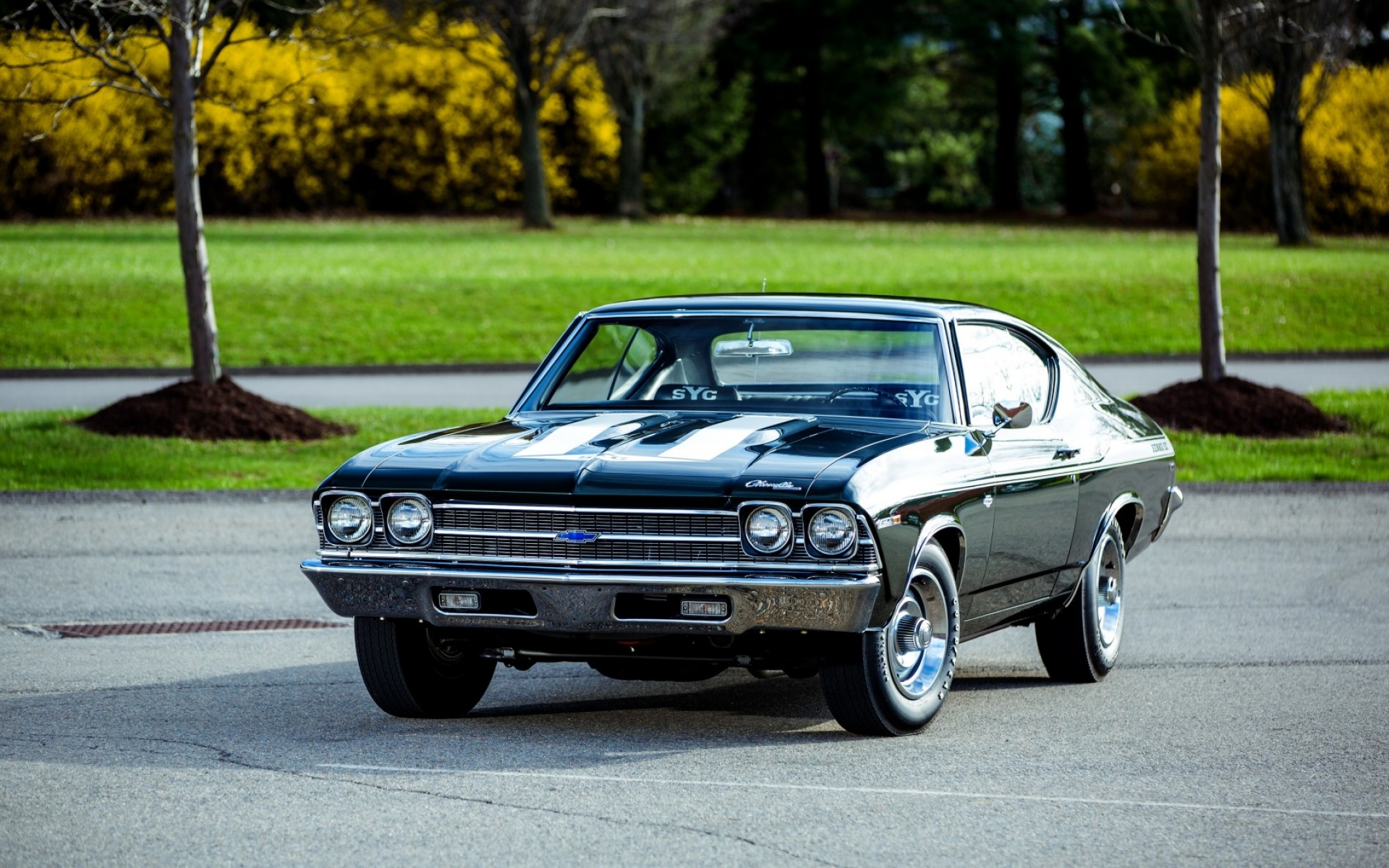 Картинки Chevrolet, copo, chevelle, вид сбоку фото и обои на рабочий стол