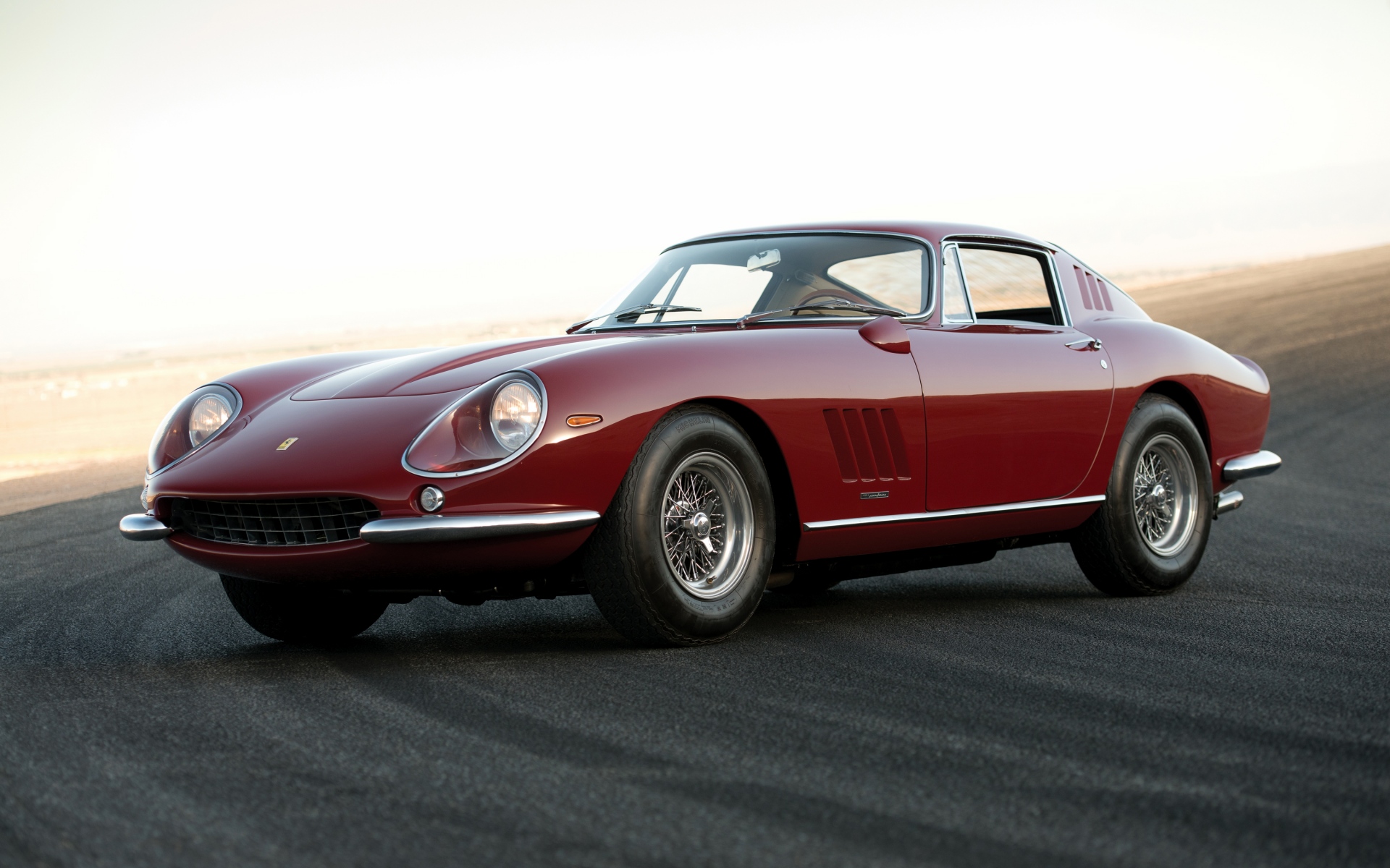 Картинки Pininfarina, ferrari, 275, gtb, красный, вид сбоку фото и обои на рабочий стол