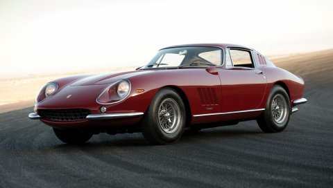 Pininfarina, ferrari, 275, gtb, красный, вид сбоку