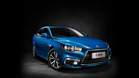 Mitsubishi, lancer, вид сбоку
