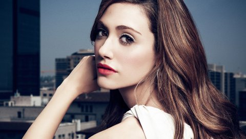 Emmy rossum, брюнетка, актриса