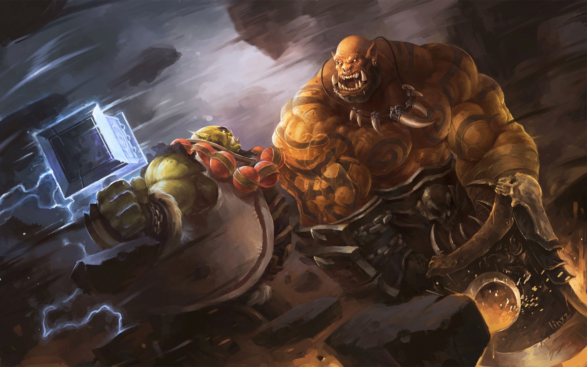 Картинки Мир warcraft, warcraft, garrosh hellscream, garrosh фото и обои на рабочий стол